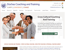 Tablet Screenshot of duchascoaching.com